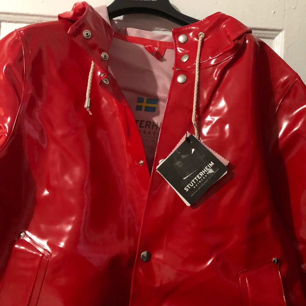 Stutterheim heavy duty opal Raincoat - Picture 4 of 7